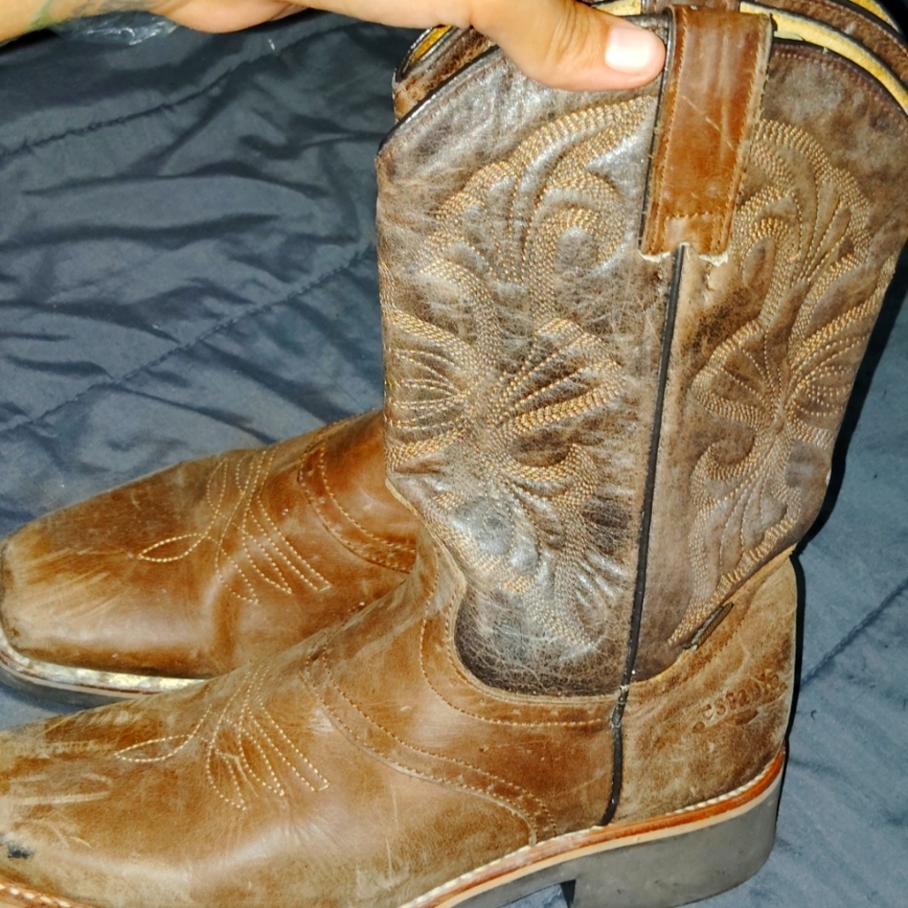 Cowboy Boots 6 1/2 brown